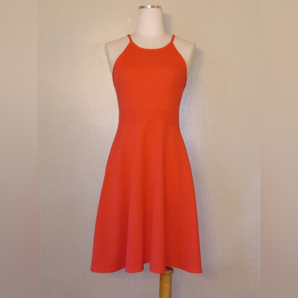 #71 Peach Flare Dress !